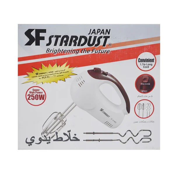 Stardust Japan Hand Mixer - White - Tashqila Stardust Japan Hand Mixer - White - Tashqila